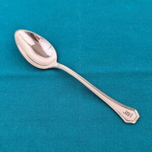 Vintage monogrammed Reed & Barton demitasse spoon